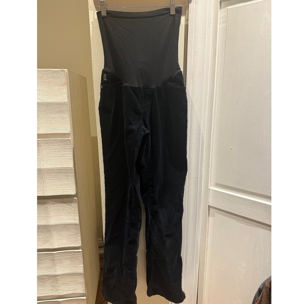 AG Adriano Goldschmied A Pea in the Pod Maternity Corduroy Pants Black 31R